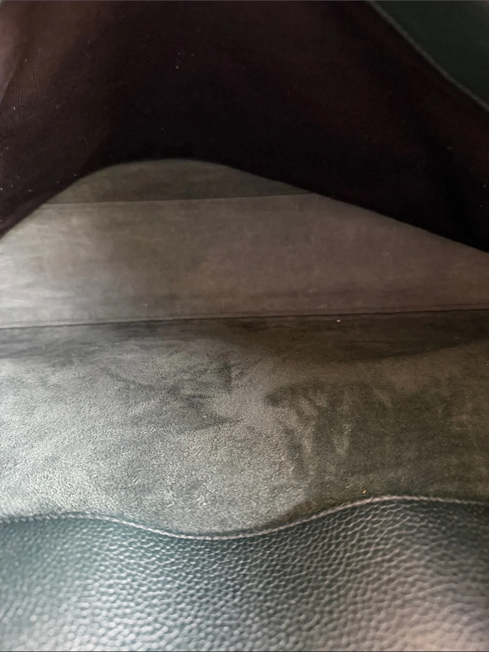 Saint Laurent YSL Sac De Jour Dark Green Souple Leather Tote Bag